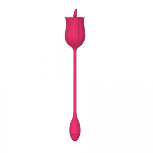 Stymulator - Licking massager with vibrating Egg USB 10 Functions