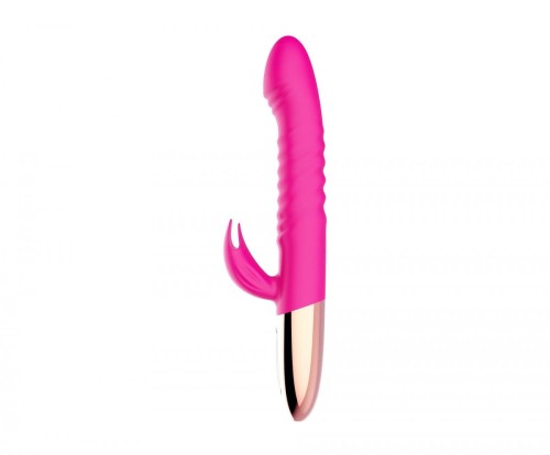 Wibrator - Rechargeable Thrusting Vibrator USB 10 Functions - Heating