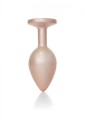 Plug-Jewellery Pearl Gold PLUG- Clear M