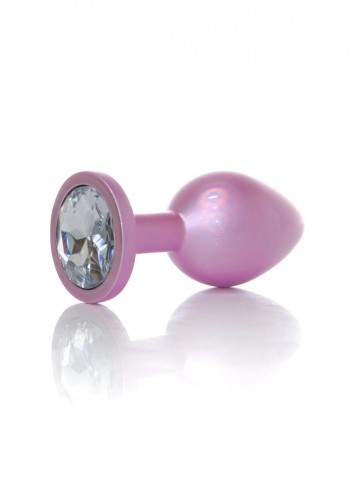 Plug-Jewellery Pearl Pink PLUG- Clear M