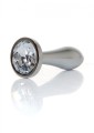 Plug-Jewellery Silver PLUG- Clear S