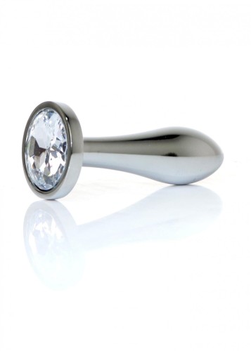 Plug-Jewellery Silver PLUG- Clear S