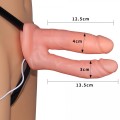 Unisex Hollow Strap On Vibrating