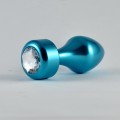 Aluminium Anal plug Blue