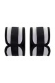 Anonymo anclecuffs, polyester, silver, 28.5 cm