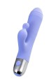 Vibrator with clitoral stimulation Flovetta Crocus, silicone, purple, 17.5 cm
