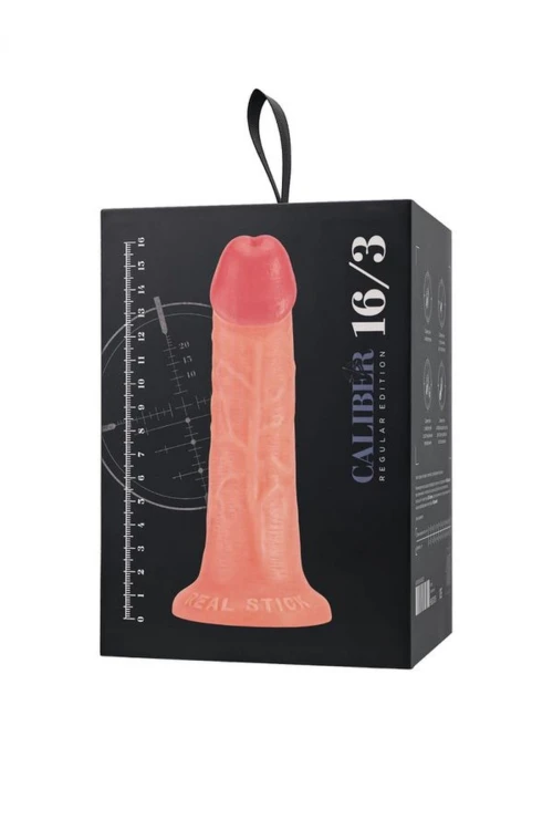 Realistic dildo Caliber 16/3 , PVC, flesh,  length 16cm, diameter 3cm