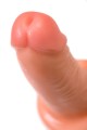 Realistic dildo Caliber 18/6 , PVC, flesh,  length 18cm, diameter 6cm