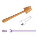 CUTE BEAR, Flirting Stick, 7 vibration functions, Magnetic USB charging