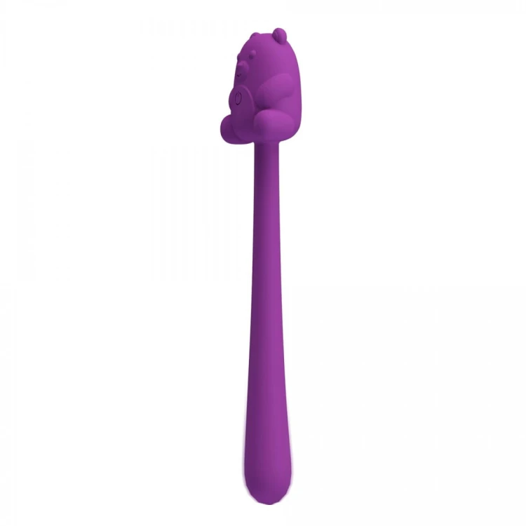 CUTE BEAR, Flirting Stick, 7 vibration functions, Magnetic USB charging