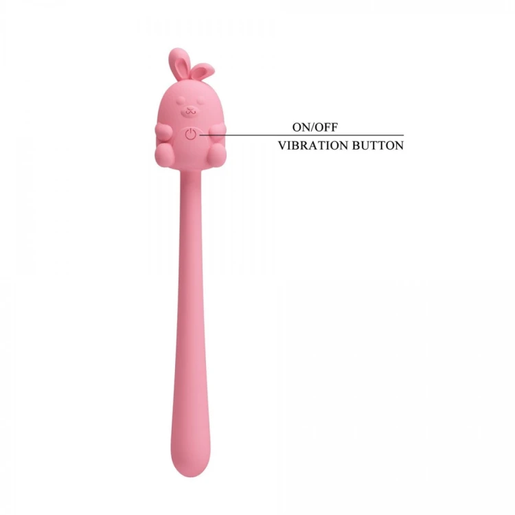 CUTE BUNNY, Flirting Stick, 7 vibration functions, Magnetic USB charging