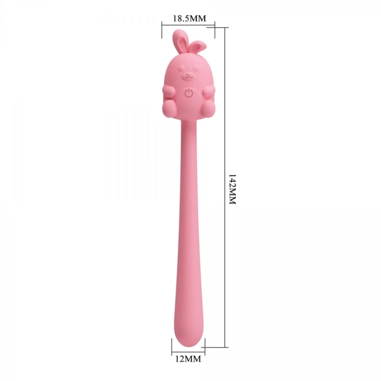CUTE BUNNY, Flirting Stick, 7 vibration functions, Magnetic USB charging