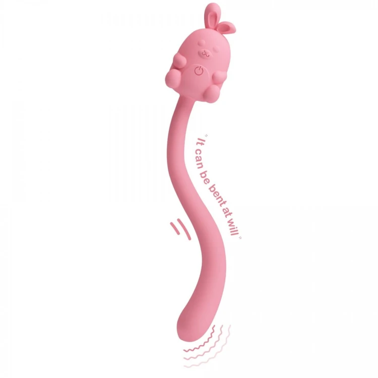 CUTE BUNNY, Flirting Stick, 7 vibration functions, Magnetic USB charging