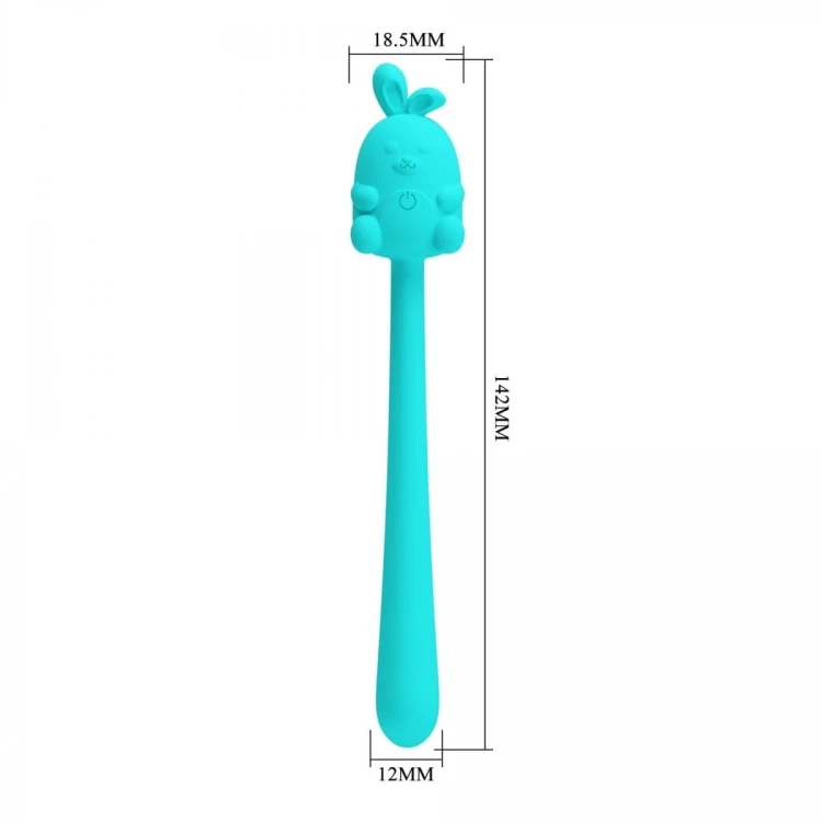 CUTE BUNNY, Flirting Stick, 7 vibration functions, Magnetic USB charging