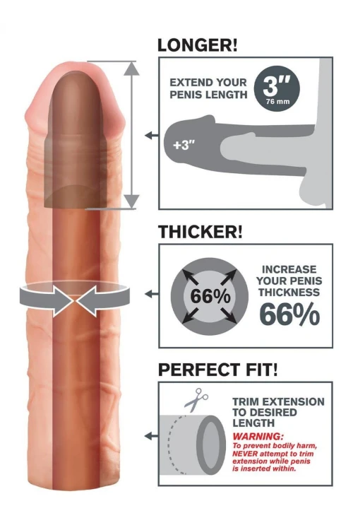 FANTASY X-TENSIONS MEGA 3 INCH EXTENSION LIGHT