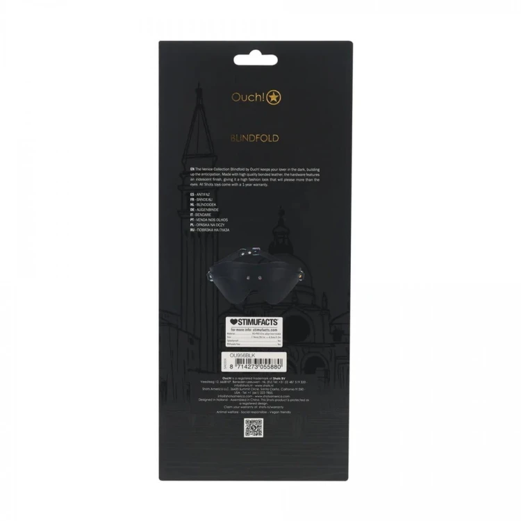 Venice Collection - Blindfold - Black