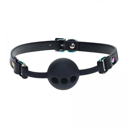 Venice Collection - Silicone Ball Gag - Black