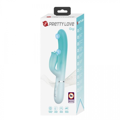 PRETTY LOVE - Gigi,7 thumping functions 7 licking modes, Silicone