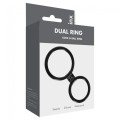 Pierścień- Me You Us Dual Ring Cock Ring Black