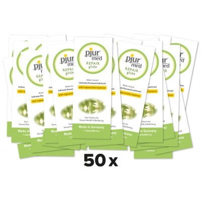 Żel-pjur MED Repair glide 2ml.-Water based personal lubricant with hyaluron - 50 sztuk