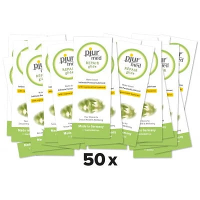 Żel-pjur MED Repair glide 2ml.-Water based personal lubricant with hyaluron - 50 sztuk