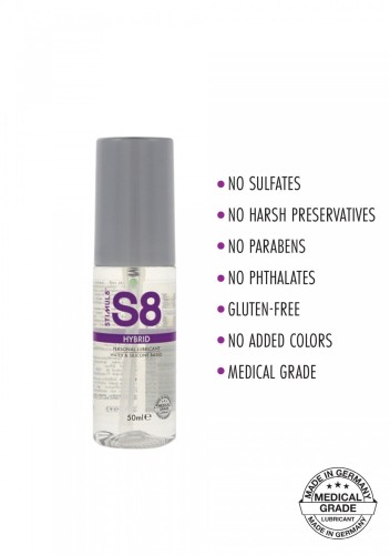 S8 Hybrid Lube 50ml Natural