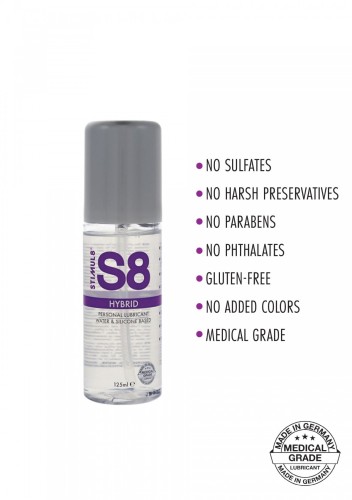 S8 Hybrid Lube 125ml Natural