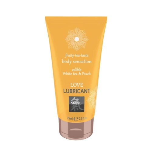 Żel- SHIATSU Love lubricant edible White tea &amp; Peach