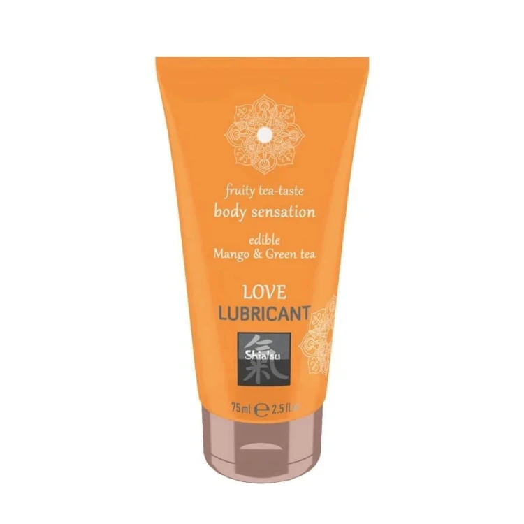Żel- SHIATSU Love lubricant edible Mango &amp; Green tea