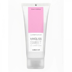 WATER-BASED MIXGLISS - SWEET BUBBLE GUM 70 ML