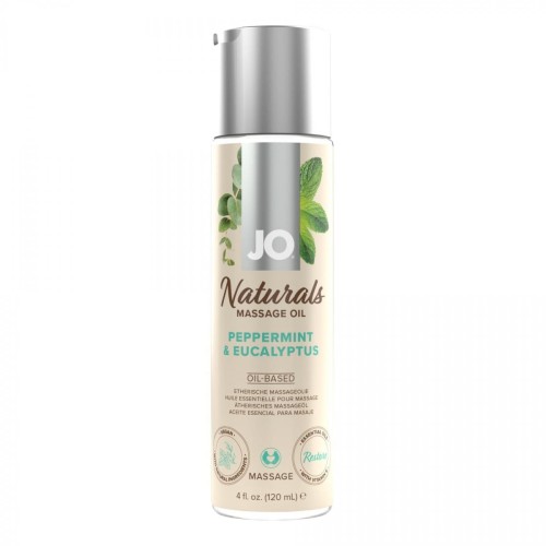 System JO - Naturals Massage Oil Peppermint &amp; Eucalyptus 120 ml
