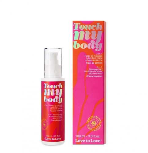 TOUCH MY BODY - MASSAGE &amp; LUBRICANT -CHERRY BLOSSOM 100ML / 3.3FL.OZ.