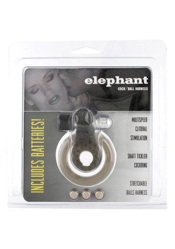Cock &amp; Ball Ring Elephant Transparent
