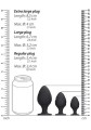 Swirled Butt Plug Set - Black
