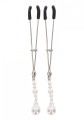 Tweezers With Pearls Silver