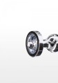 Diamond Star Beads Large Silver