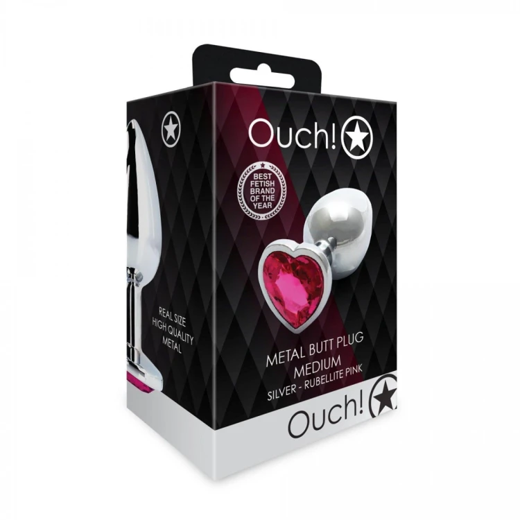 Heart Gem Butt Plug - Medium
