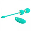 PRETTY LOVE - LECHIES  Dream chaser 5, Green, Wireless remote control 12 vibration functions Memory function
