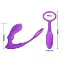 PRETTY LOVE - Warren Purple, Wireless remote control 12 pulse wave settings 12 vibration functions