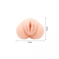 CRAZY BULL - Realistic Vagina Masturbator, Vibration Water lubricant, 3 AAA batteries