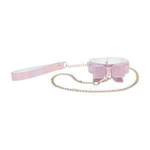 Paris Collection - Collar with Leash - Pink