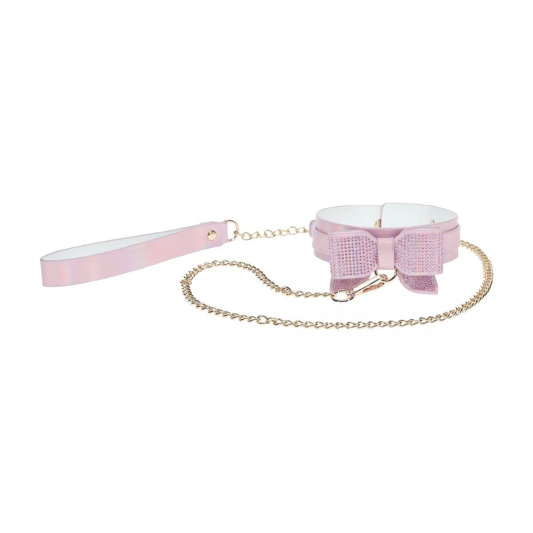 Paris Collection - Collar with Leash - Pink