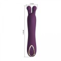 PRETTY LOVE - DJ RABBIT, 10 vibration functions, Silicone, Magnetic USB charging