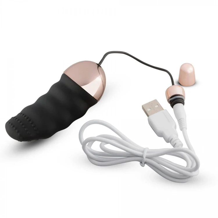 Teazers Ribbed Vibrating Egg With Remote Control