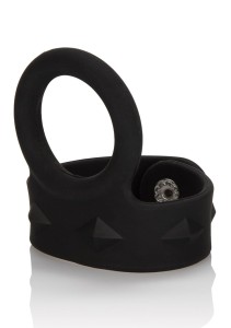 3-Snap Scrotum Ring - Medium Black
