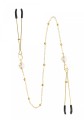 Tweezers Pearl &amp; Deluxe Chain Gold