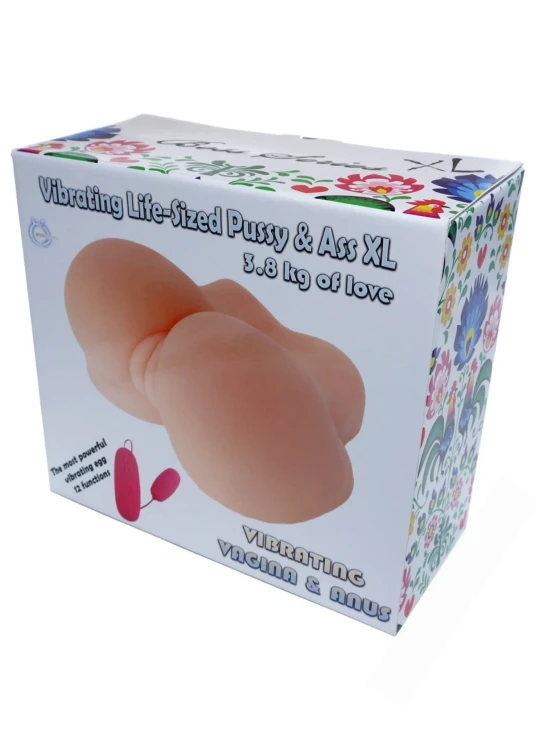 Masturbator-Vibrating Life-Sized Pussy &amp; Ass XL