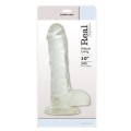 Dildo-FALLO JELLY REAL RAPTURE CLEAR 10""""""""""""""""""""""""""""""""