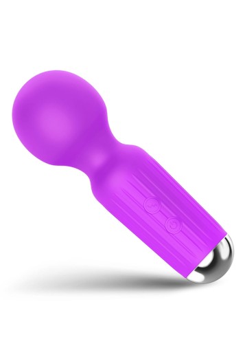 Stymulator-Rechargeable Mini Masager USB 20 Functions - Purple