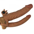 Add 2"" Pleasure X Tender Vibrating Double Penis Sleeve